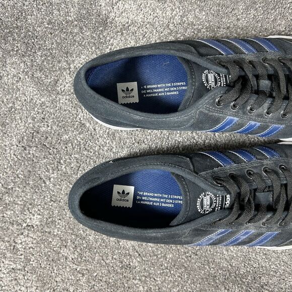 Adidas Matchcourt BB8554 Men’s Size 13 Black Blue Athletic Skate Shoes Used main image 6